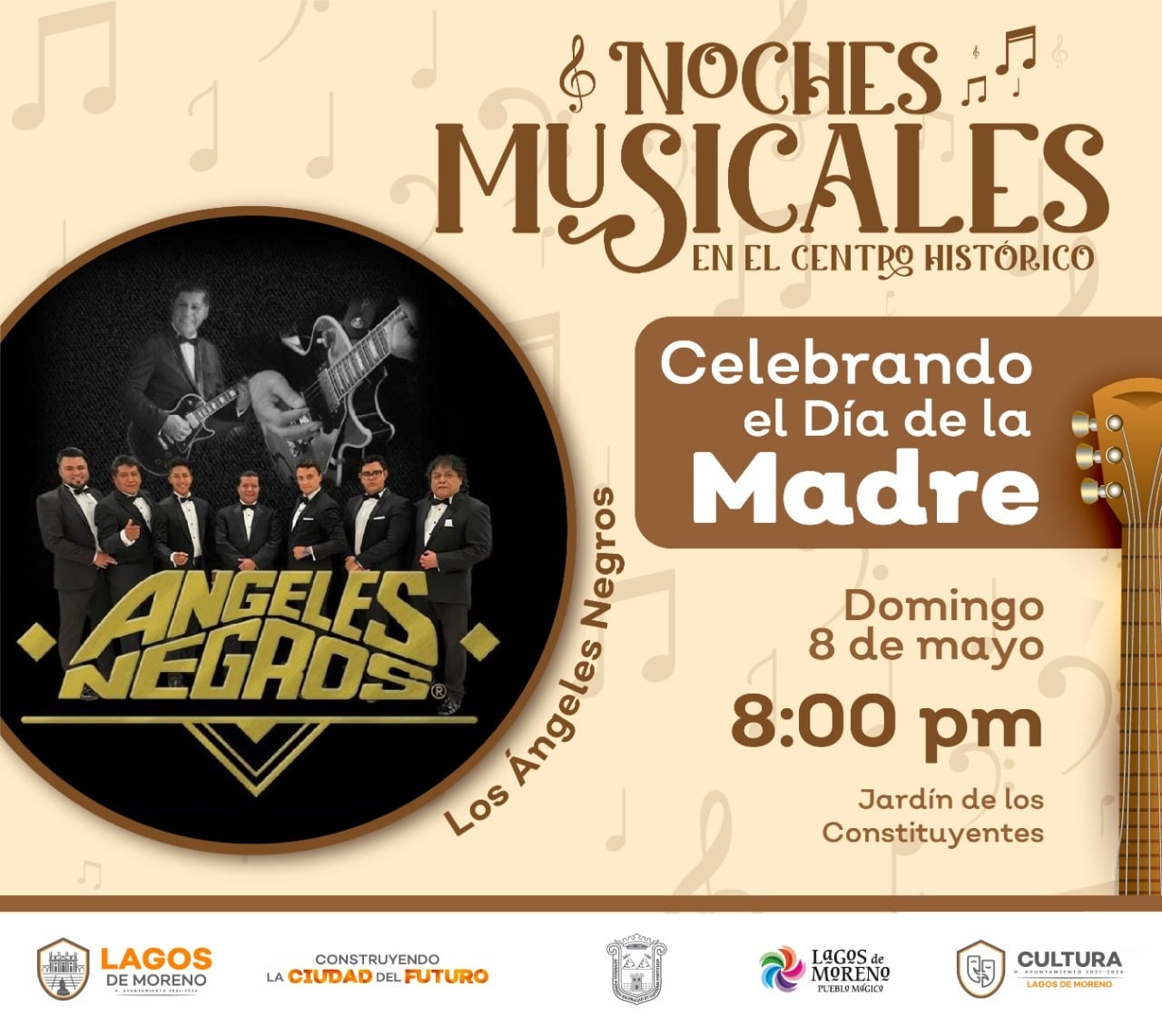 Gobierno Municipal invita a concierto gratuito de los Ángeles Negros