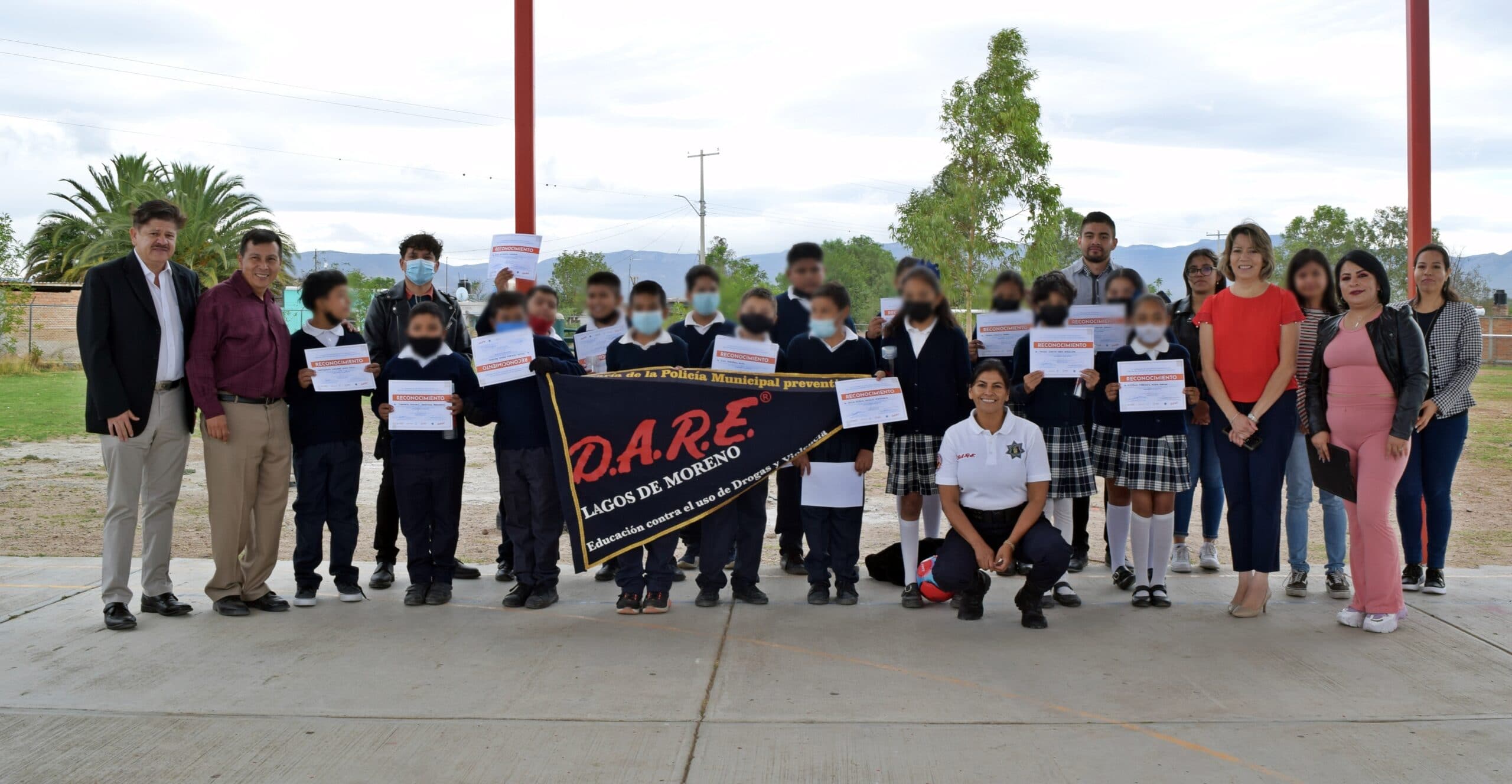 Realiza Prevención del Delito clausura del programas D.A.R.E. en comunidad Primero de Mayo