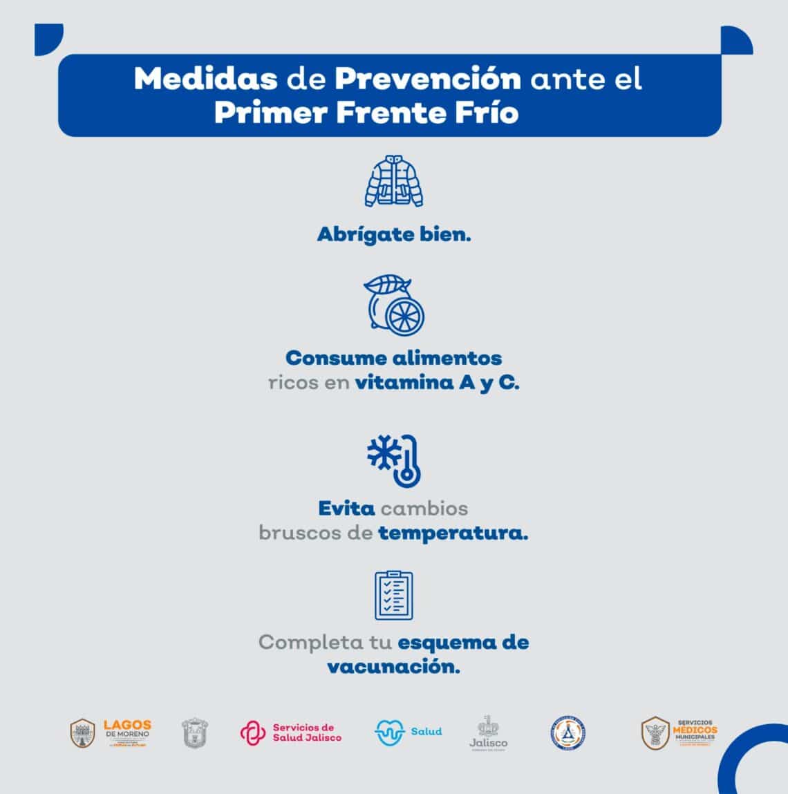 Emite Protección Civil por llegada de primer frente