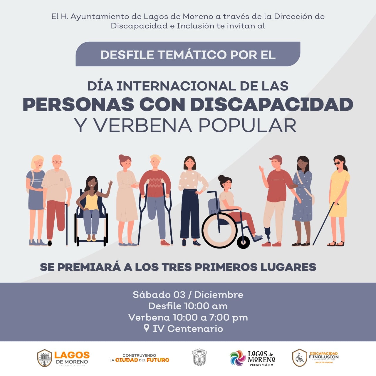 Realizarán desfile y verbena popular por Día Internacional de las Personas con Discapacidad