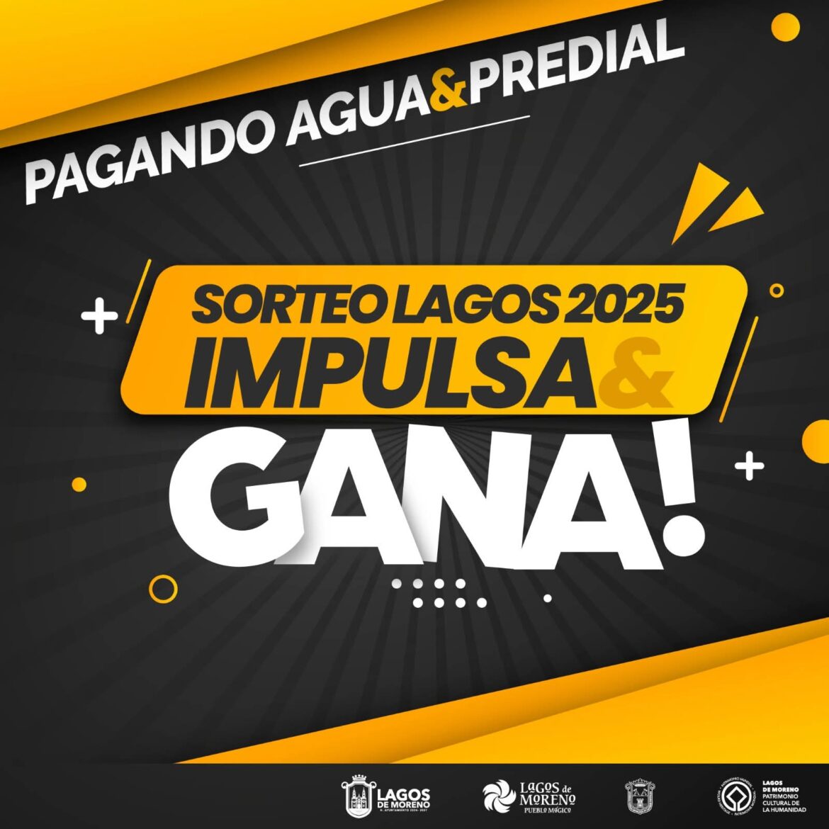 Gobierno de Lagos de Moreno lanza sorteo “¡Impulsa & Gana!” para incentivar el pago de agua y predial 1